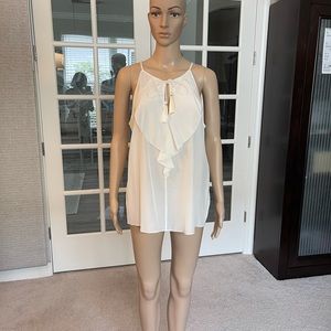 Lilly Pulitzer Lachelle top cream Sz L NWT